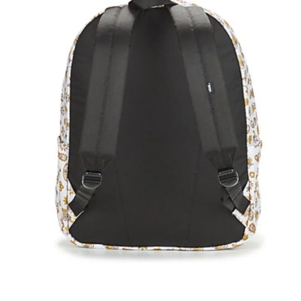 VANS Old Skool H20 Backpack Unisex Beige Polyester Laptop Sleeve Zip VN0A5I13CDM